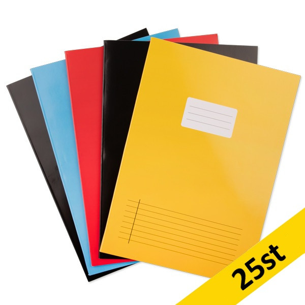 Skrivbok A4 linjerat | 40 ark | 123ink | 25st 300633 - 1