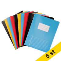 Skrivbok A5 linjerat | 40 ark | 123ink | 10st x5⭐  300635