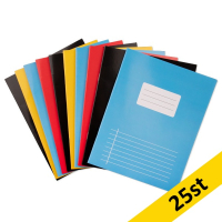 Skrivbok A5 linjerat | 40 ark | 123ink | 50st⭐ 300635