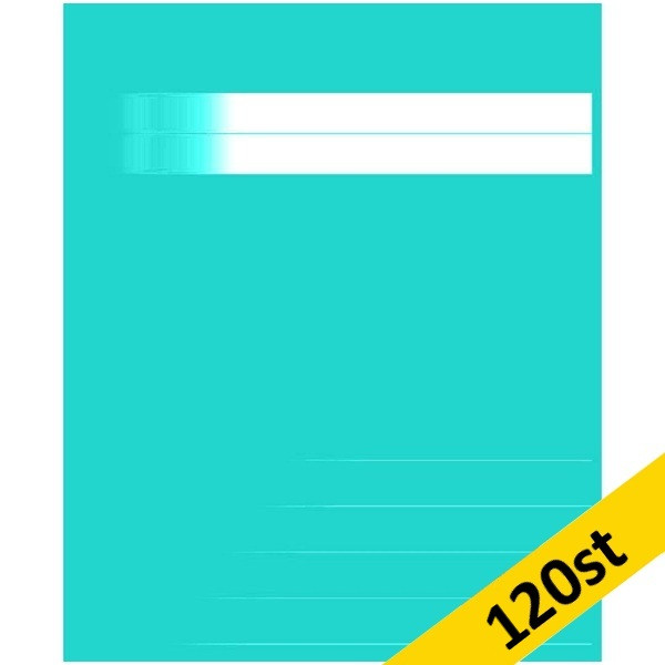 Skrivhäfte 17x21cm 1/2 linjerat | 14,5mm | petrol | 120st SE000548 - 1