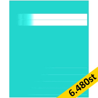 Skrivhäfte 17x21cm 1/2 linjerat | 14,5mm | petrol | 6.480st [PALLFRAKT]