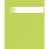Skrivhäfte 17x21cm linjerat | 14,5mm | ljusgrön SE000600 - 1