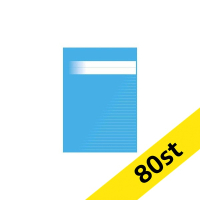 Skrivhäfte 17x21cm linjerat | 8,5mm | blå | 80st