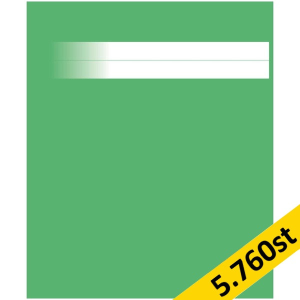 Skrivhäfte 17x21cm olinjerat | grön | 5.760st [PALLFRAKT] SE000634 - 1