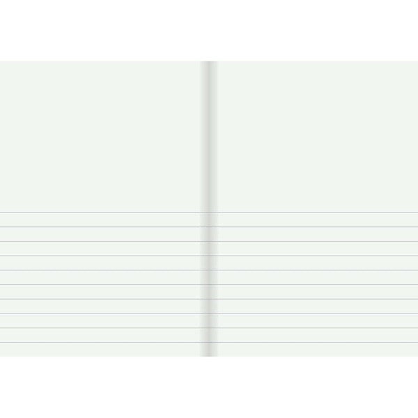 Skrivhäfte A4 1/2 linjerat | 14,5mm | blå SE000590 - 3