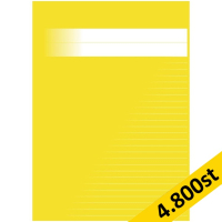Skrivhäfte A4 linjerat | 8,5mm | gul | 4.800st [PALLFRAKT] SE000689