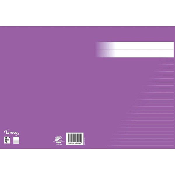 Skrivhäfte A4 linjerat | 8,5mm | lila SE000690 - 2
