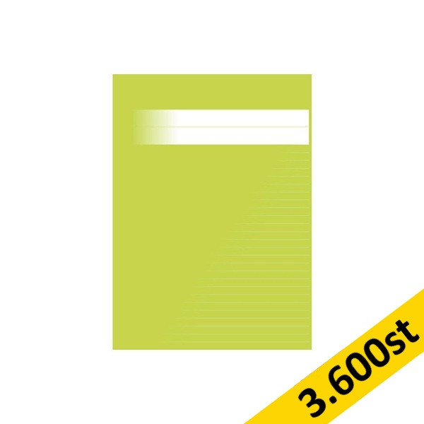 Skrivhäfte A4 linjerat | 8,5mm | ljusgrön | 3.600st [PALLFRAKT] SE000774 - 1