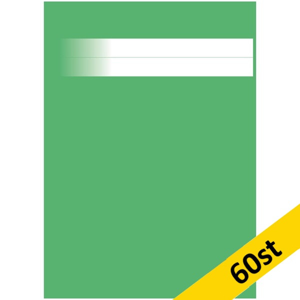 Skrivhäfte A4 olinjerat | grön | 60st SE000643 - 1