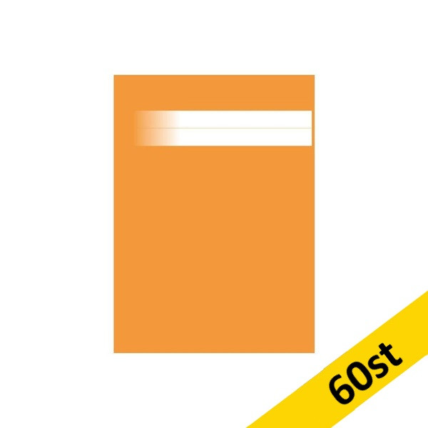 Skrivhäfte A4 olinjerat | orange | 60st SE000778 - 1