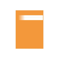Skrivhäfte A4 olinjerat | orange SE000775