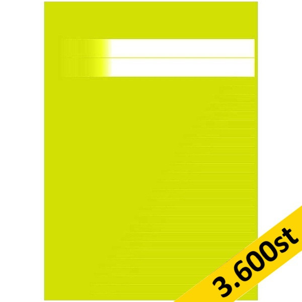 Skrivhäfte A4 olinjerat/linjerat | 8,5mm | ljusgrön | 3.600st [PALLFRAKT] SE000599 - 1