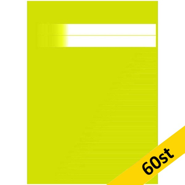 Skrivhäfte A4 olinjerat/linjerat | 8,5mm | ljusgrön | 60st SE000598 - 1