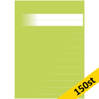 Skrivhäfte A5 linjerat | 14,5mm | ljusgrön | 150st