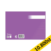 Skrivhäfte A5 linjerat | 5+5+5+7mm | lila | 10.800st [PALLFRAKT] SE000754