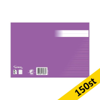 Skrivhäfte A5 linjerat | 5+5+5+7mm | lila | 150st