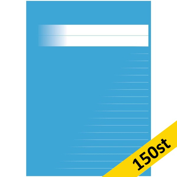 Skrivhäfte A5 linjerat | 8,5mm | ljusblå | 150st SE000728 - 1