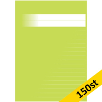 Skrivhäfte A5 linjerat | 8,5mm | ljusgrön | 150st
