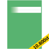 Skrivhäfte A5 olinjerat | grön | 10.800st [PALLFRAKT] SE000759 - 1