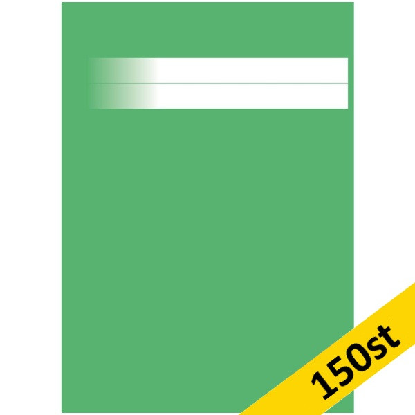 Skrivhäfte A5 olinjerat | grön | 150st SE000758 - 1