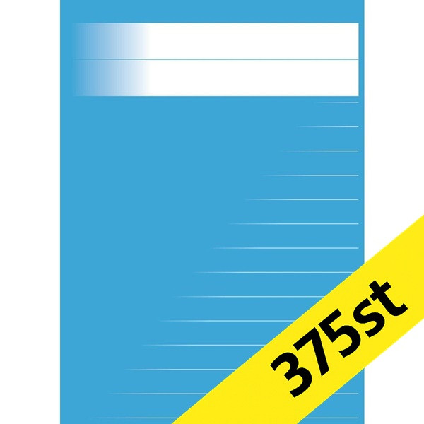 Skrivhäfte A6 linjerat | 8,5mm | ljusblå | 375st SE000763 - 1