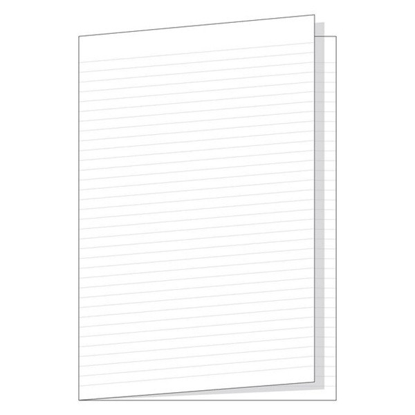 Skrivpapper A3 linjerat | ohålat | 8,5mm | 250 ark SE000500 - 1