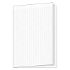 Skrivpapper A3 rutat | ohålat | 5x5mm | 250 ark SE000470 - 1