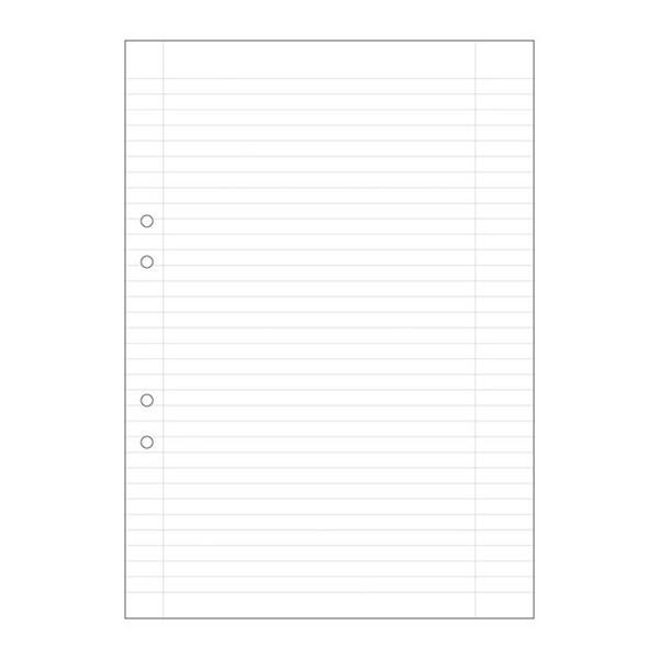 Skrivpapper A4 linjerat | hålat | 8,5mm | 500 ark SE000480 - 1