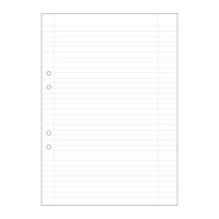 Skrivpapper A4 linjerat | hålat | 8,5mm | 500 ark SE000480