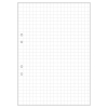 Skrivpapper A4 rutat | hålat | 10x10mm | 500 ark SE000505 - 1