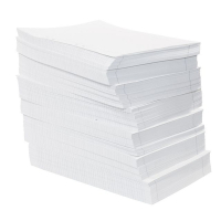 Skrivpapper A4 rutat | hålat |  5x5mm | 3.000 ark [13,6kg] SE000525