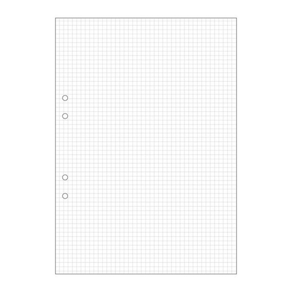 Skrivpapper A4 rutat | hålat | 5x5mm | 500 ark SE000485 - 1