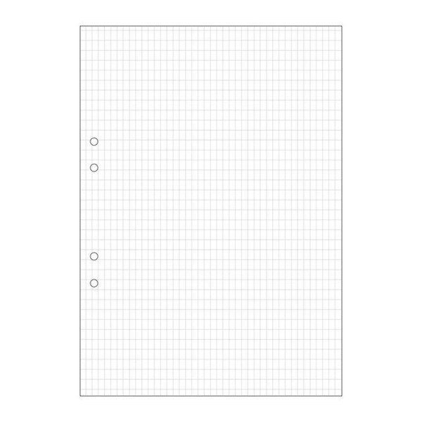 Skrivpapper A4 rutat | hålat | 5x8mm | 500 ark SE000490 - 1