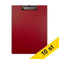 Skrivplatta A4 stående | 123ink | röd | 10st