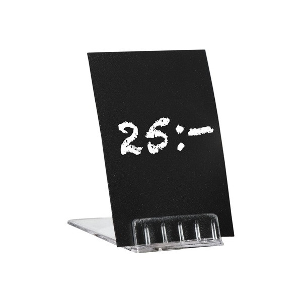 Skylthållare lutande | transparent | 10st SE000325 - 1