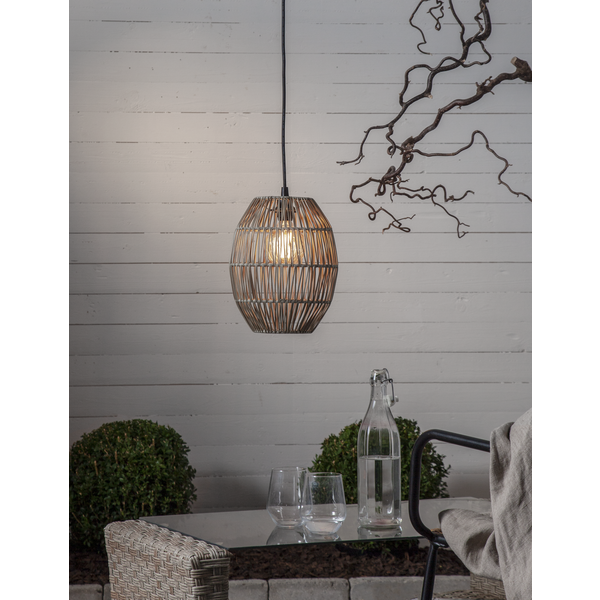 Sladdställ E27 | 2.5m | utomhus | svart [Star Trading] 418-31 500677 - 4