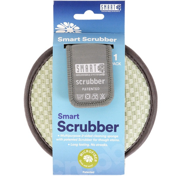 Scrubber sponge Ø12cm | Smart Microfiber | grön 502020 - 1