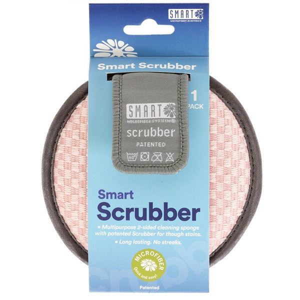 Scrubber sponge Ø12cm | Smart Microfiber | pink 502019 - 1
