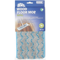 Trägolvsmopp refill 45cm | Smart Microfiber | grå/turkos 501989