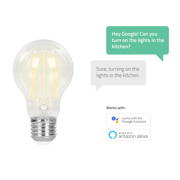 Smart lampa | E27 | varmvit | 2700K | 7W | dimbar [Hombli] HBEB-0129 LHO00026 - 3