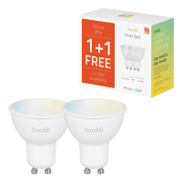 Smart spotlight | GU10 | justerbar vit | 2700K-6500K | 4,5W | dimbar | 2st [Hombli] HB050 LHO00064
