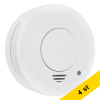 Smartwares RM250 optisk brandvarnare med batteri | vit | 4st  361577
