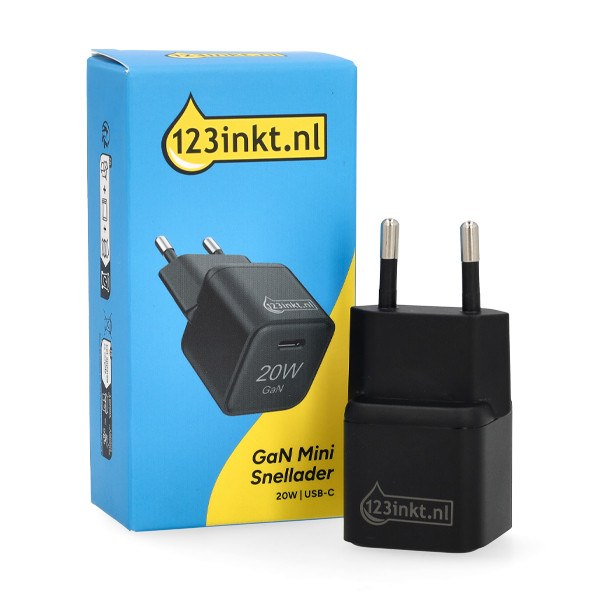 Snabbladdare 20W 1-port | USB-C | 123ink 302914 - 4
