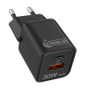 Snabbladdare 30W med 1 USB-A + 1 USB-C | 123ink 303611 - 1