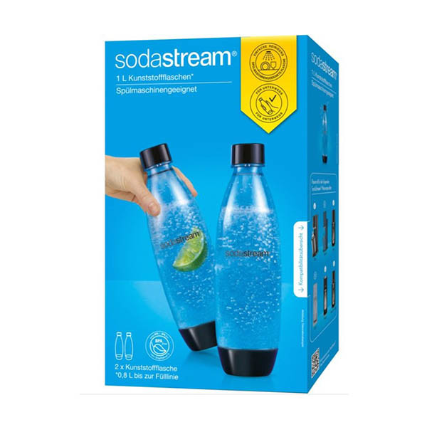 SodaStream Fuse flaska 1L | svart | 2st 423667 - 3
