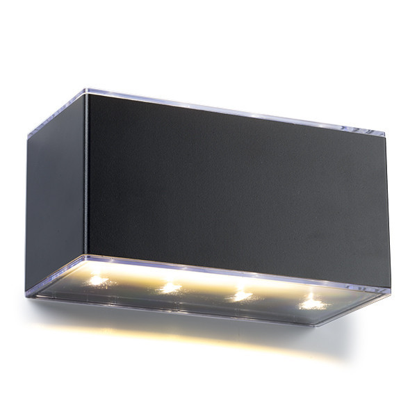 Solcell vägglampa | Chelsea Up & Down | IP54 | svart [123ink] LDR08538 - 2