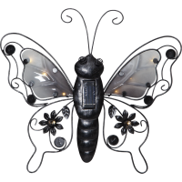 Solcellsdekoration Butterfly | 0.4W | 10 lampor | svart [Star Trading] 481-27 361294