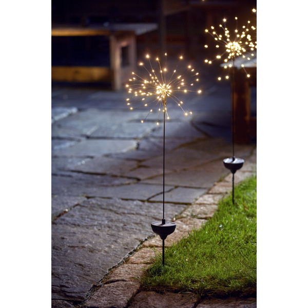 Solcellsdekoration Firework Solar | 0.04W | 1m | 90 lampor | svart [Star Trading]⭐ 480-56 361297 - 4