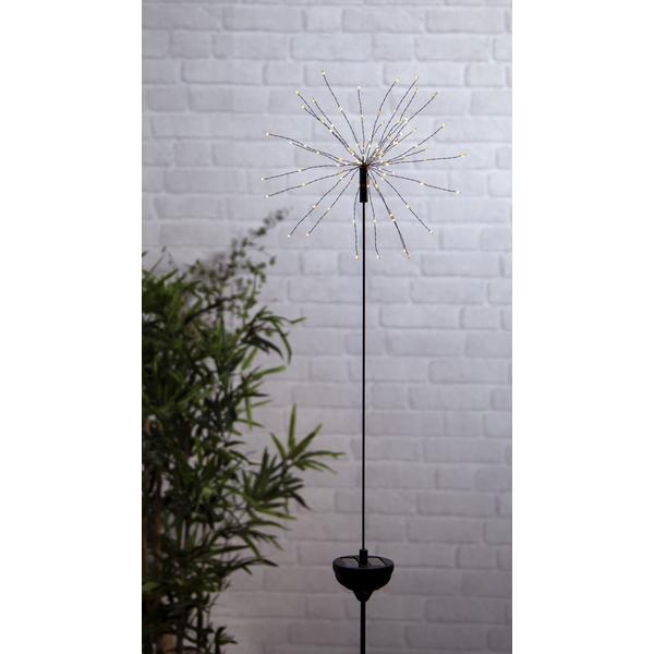 Solcellsdekoration Firework Solar | 0.04W | 1m | 90 lampor | svart [Star Trading]⭐ 480-56 361297 - 7