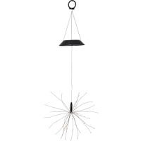 Solcellsdekoration Firework Solar | 0.06W | 0.5m | 90 lampor | svart [Star Trading] 480-57 361422